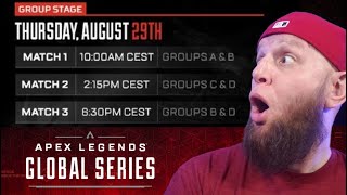 Apex Legends Global Series Split 2 Playoffs Watch Party Group Stages Day 1 [upl. by Ibib]