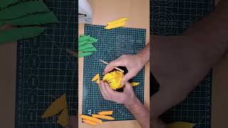 Tulpe  Tulip  Origami 3d  Bauanleitung  Tutorial [upl. by Ittap629]