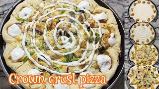 crown crust pizza without oven [upl. by Odlonyer]