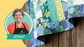 Make a Self Binding Quilt with Jenny Doan of Missouri Star Video Tutorial [upl. by Enna117]