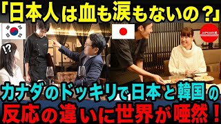 【海外の反応】「日本人は血も涙もないのか？」悲惨な家族が隣にいるドッキリで日本と韓国の差に世界が唖然！！【総集編】 [upl. by Biernat]