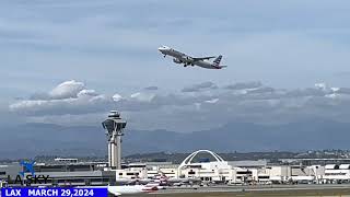 LAX  LAX Airport Arrivals and Departures 32924 airport [upl. by Sprage]