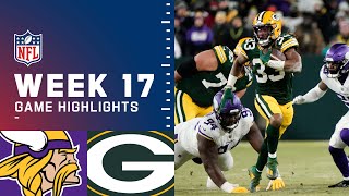 Vikings vs Packers Week 17 Highlights  NFL 2021 [upl. by Nollad]