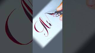 Arpita ✍️ calligraphy writing style ✒️youtube shortsfeed trending creative ytshorts viral [upl. by Naivad]