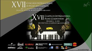 Presentación XVII Concurso Internacional de Piano de Campillos [upl. by Aillemac408]