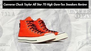 Converse Chuck Taylor All Star 70 High GoreTex Sneakers Review [upl. by Amick]