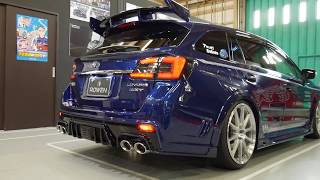 SUBARU LEVORG（16L）Exhaust Sound amp Bodykit Rowen Japan [upl. by Yssac]