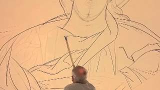 Holy Trinity Iconography Update Must See Video Live Capture of Writing of the Pantokrator Icon [upl. by Hindu]