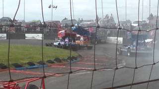 F1 BRISCA British 2013 That Crash [upl. by Hannavahs]