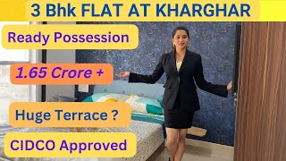 3 Bhk for sale with Terrace at Kharghar Navi Mumbai KhargharProperties KhargharProperties [upl. by Lachus]