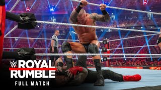 FULL MATCH Roman Reigns vs LA Knight vs AJ Styles vs Randy Orton Royal Rumble 2024 [upl. by Aidnac]