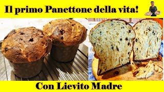 Panettone Tradizionale con Lievito Madre  il primo della Vita [upl. by Akayas]