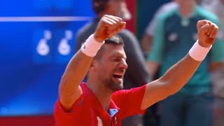 Novak Djokovic vs Carlos Alcaraz Final Full Highlights  Mens Singles Tennis Olympic Paris 2024 [upl. by Ronal225]