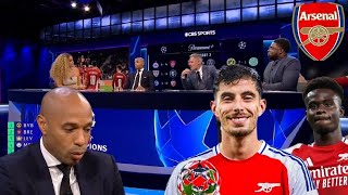 Arsenal vs PSG 20 Bukayo Saka amp Mikel Arteta Interview Thierry Henry Reaction [upl. by Anuahc]