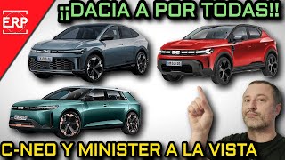 Nuevos DACIA CNEO y MINISTER  híbridos y ELÉCTRICOS con batería de SODIO  Toda la INFORMACIÓN [upl. by Attaymik]