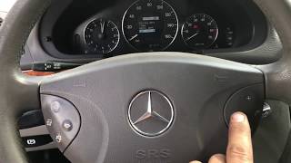 2005 Mercedes E500 Clear Oil Change Light [upl. by Audri]