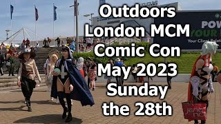 MCM Comic Con Sunday the 28th of May at ExCel London [upl. by Oimetra660]