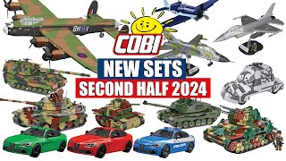 New COBI sets for second half of 2024  Japan Tank Italian planes F16 Alfa Romeo cobi bricks [upl. by Yrollam682]