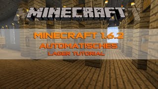 Minecraft 162 Automatisches Lager Tutorial [upl. by Surat]