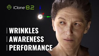 iClone 82 Realistic LookAt  Dynamic Wrinkles  Progressive Loading [upl. by Akimihs]