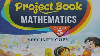 Project Book Class 5 Math ॥ Project Book [upl. by Eednil]