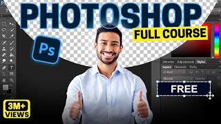 Adobe Photoshop Course for Beginners 12 Hours  Photoshop Tutorial for All Shapes amp Tools [upl. by Stets]