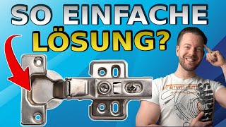 🚨EASY🚨 TÜR EINSTELLEN leicht gemacht Einfach jedes SCHARNIER gerade EINSTELLEN [upl. by Annaiviv]