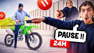 24 H EN PAUSE CHALLENGE  😅  Pauvre Younes [upl. by Wycoff]