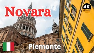 Novara Italy 🇮🇹 4K Walking Tour  July 2024 [upl. by Bogosian]