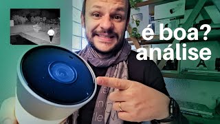 Intelbras iM5 Mibo  Câmera de Segurança externa WiFi é boa e vale a pena Google Assistant Alexa [upl. by Basilius]