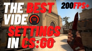 THE BEST VIDEO SETTINGS IN 2021 CSGO [upl. by Siro617]