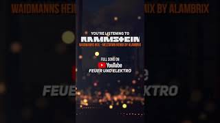 Rammstein Waidmanns Heil remix  shorts [upl. by Amice]