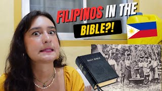 The ORIGINS of FILIPINOS in the Bible 🇵🇭🤯 I didnt expect that Foreigner Reaction [upl. by Guildroy]