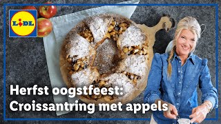 Croissantring met appels  Herfst Oogstfeest [upl. by Ahsiken721]