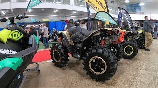 SuperATV forward arched Aarm install Quinte Sportsman Boat amp RV Show and a belt change [upl. by Jenette642]