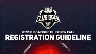 2022 PMCO FALL Ingame Registration Guideline [upl. by Assirroc549]