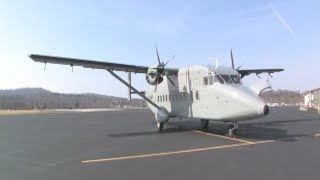 C23 Sherpa Landing And Taxiing [upl. by Clayberg375]