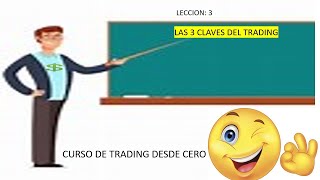 ⚡ CURSO DETRADING DESDE CERO 3 LAS CLAVES DEL TRADING⚡ [upl. by Ahsratal]