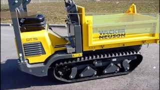 Kettendumper DT15  Wacker Neuson [upl. by Ludovick507]