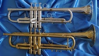 Comparison Callet Jazz amp French Besson Meha Trumpets [upl. by Elyrad]