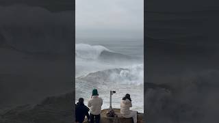 Campeonato de Big surfe com as maiores ondas do mundo 😱 nazaré [upl. by Jess161]