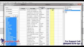 PracticeWeb Quick Start Entering Fee Schedules [upl. by Brey]