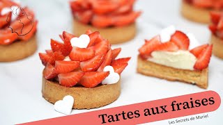 Recette TARTE AUX FRAISES  Cheffe Muriel [upl. by Danais]