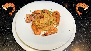 Spageti me Fruta Deti  Seafood Spaghetti [upl. by Enirahtak]