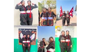 Best Newari Dance Performance By TwinsLika wayaRajamati chaBasanta Siri siri Abiraya holi NAMS [upl. by Ahsiele]