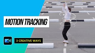 How to Stick Text amp Effects to Moving Objects Motion Tracking  PowerDirector Tutorial [upl. by Lateh]