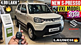 NEW SPRESSO CAR VXI MODEL🔥 MARUTI SUZUKI SPRESSO 2024 LAUNCH PRICEDESIGNFEATURES [upl. by Panchito]