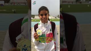 VELOCISTA PARALÍMPICA MEXICANA DANIELA VELASCO  juegosparalimpicos Paralímpicos clarosports MEX [upl. by Siramed]