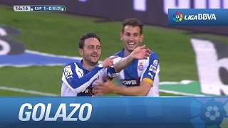 Golazo de Sergio García 10 en el RCD Espanyol  Elche CF [upl. by Petracca]