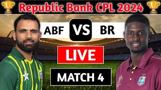 🔴 Caribbean Premier League Live  Antigua amp Barbuda Falcons vs Barbados Royals Live  ABF vs BR Live [upl. by Noillid588]